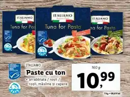 Lidl ITALIAMO Paste cu ton Ofertă