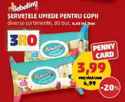 Penny Șervețele umede pentru copii Bebelino Ofertă