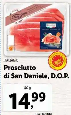 Lidl Prosciutto di San Daniele, D.O.P Ofertă