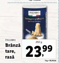 Lidl ITALIAMO Brânză tare, rasă Ofertă