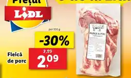 Lidl Fleică de porc Ofertă