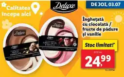 Lidl Înghețată cu ciocolată / fructe de pădure și vanilie Ofertă