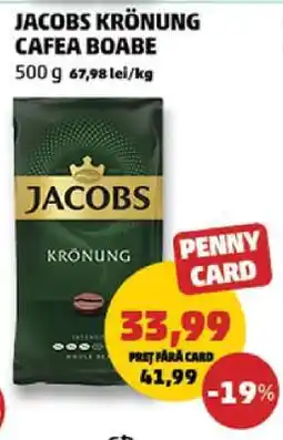 Penny Jacobs Krönung Cafea Boabe Ofertă