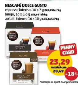Penny NESCAFE DOLCE GUSTO Ofertă
