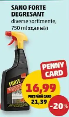 Penny Sano Forte Degresant Ofertă