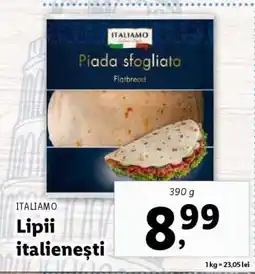 Lidl ITALIAMO Lipii italienești Ofertă