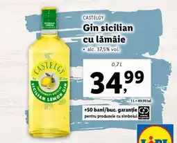 Lidl Gin sicilian cu lămâie Ofertă
