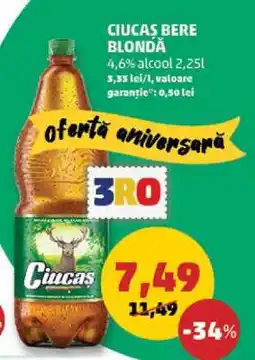 Penny CIUCAŞ Bere blondă Ofertă
