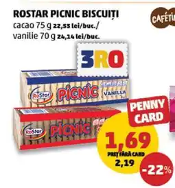 Penny ROSTAR PICNIC BISCUITI Ofertă