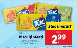 Lidl TUC Biscuiți sărați Ofertă