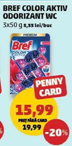 Penny BREF COLOR AKTIV ODORIZANT WC Ofertă