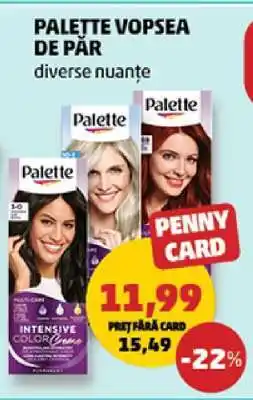 Penny Palette Vopsea de Păr Ofertă