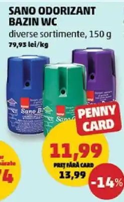 Penny Sano Odorizant Bazin WC Ofertă