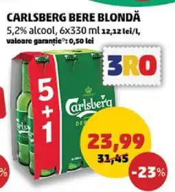 Penny CARLSBERG Bere blondă Ofertă