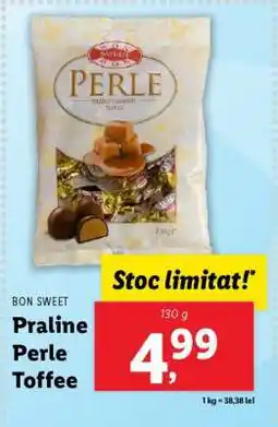 Lidl Praline Perle Toffee Ofertă