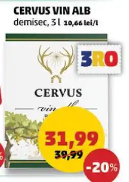 Penny CERVUS VIN ALB Ofertă