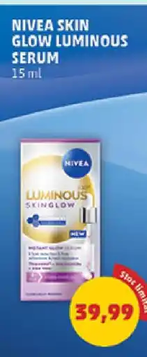 Penny NIVEA Skin Glow Luminous Serum Ofertă
