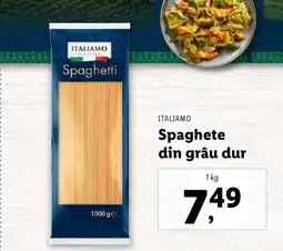 Lidl ITALIAMO Spaghete din grâu dur Ofertă