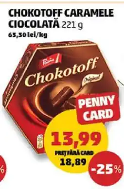 Penny Chokotoff Caramele Ciocolată 221 g Ofertă