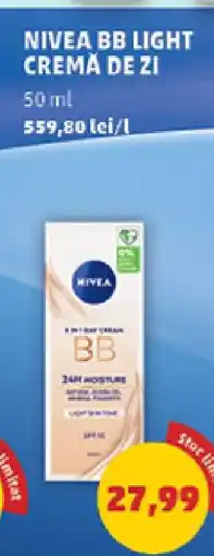 Penny NIVEA BB Light Cremă de Zi Ofertă
