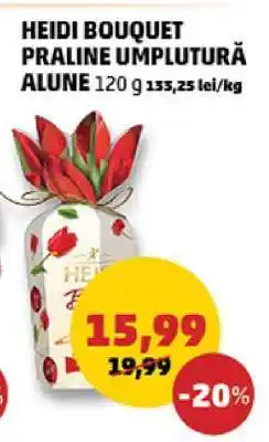 Penny HEIDI BOUQUET PRALINE UMPLUTURĂ ALUNE Ofertă