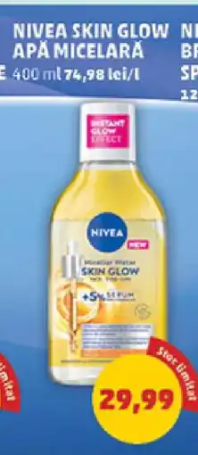 Penny NIVEA Skin Glow Apă Micelară Ofertă