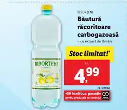 Lidl Băutură răcoritoare carbogazoasă Biborteni Ofertă