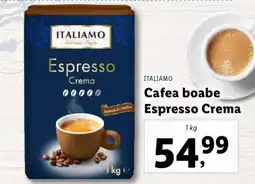 Lidl Cafea boabe Espresso Crema Ofertă
