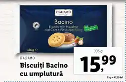 Lidl Biscuiți Bacino cu umplutură Ofertă