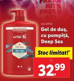 Lidl Old Spice Gel de duș, cu pompiță, Deep Sea Ofertă