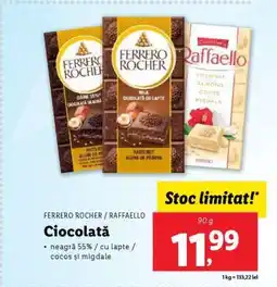 Lidl Ferrero Rocher / Raffaello Ciocolată Ofertă