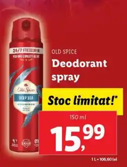 Lidl OLD SPICE Deodorant spray Ofertă
