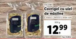 Lidl ITALIAMO Covrigei cu ulei de măsline Ofertă