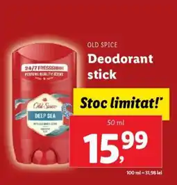 Lidl OLD SPICE Deodorant stick Ofertă