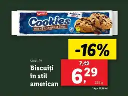 Lidl Sondey Biscuiți în stil american Ofertă
