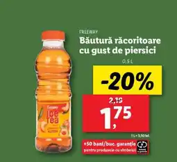 Lidl FREEWAY Băutură răcoritoare cu gust de piersici Ofertă