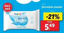 Lidl LUPILU Șervețele umede Ofertă