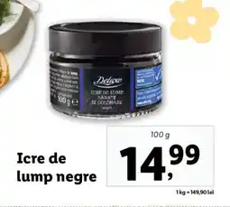 Lidl Icre de lump negre Ofertă