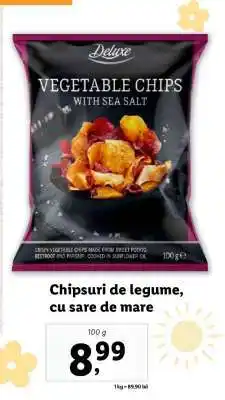 Lidl Chipsuri de legume cu sare de mare Ofertă
