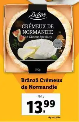 Lidl Brânză Crémeux de Normandie Ofertă