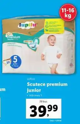 Lidl LUPILU Scutece premium junior Ofertă