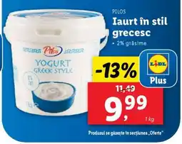 Lidl Pilos Iaurt în stil grecesc Ofertă