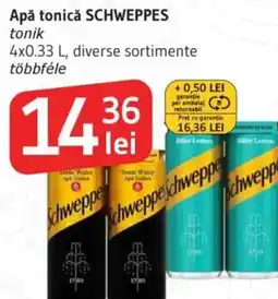 Supeco Apǎ tonicǎ SCHWEPPES tonik Ofertă