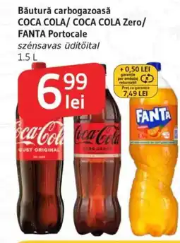 Supeco Băutură carbogazoasă COCA COLA/COCA COLA Zero/ FANTA Portocale Ofertă