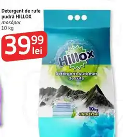 Supeco Detergent de rufe pudră HILLOX Ofertă