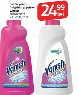 Supeco Soluție pentru îndepărtarea petelor VANISH Ofertă