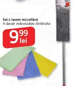 Supeco Set 4 lavete microfibră Ofertă