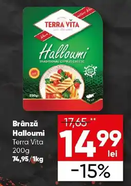 PROFI Brânză Halloumi Terra Vita Ofertă