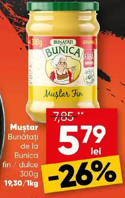 PROFI Mustar Bunătați de la Bunica fin / dulce Ofertă