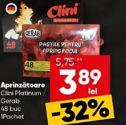 PROFI Aprinzătoare Clini Platinum / Gerab Ofertă